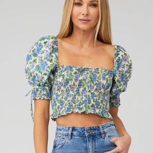 For Love and Lemons Bridget Crop Top